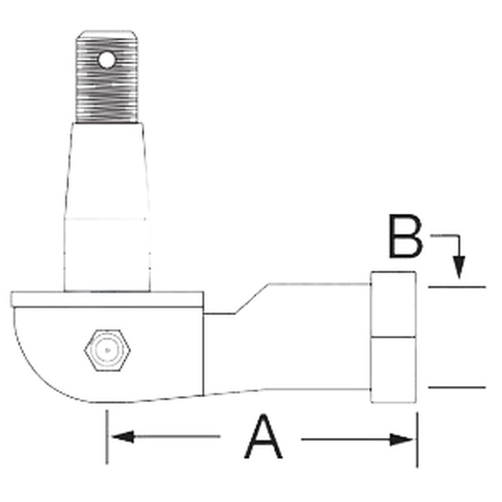 Tie Rod End - Outer Left Hand Fits Ford 1210 1120 1220 1110 Fits New Holland