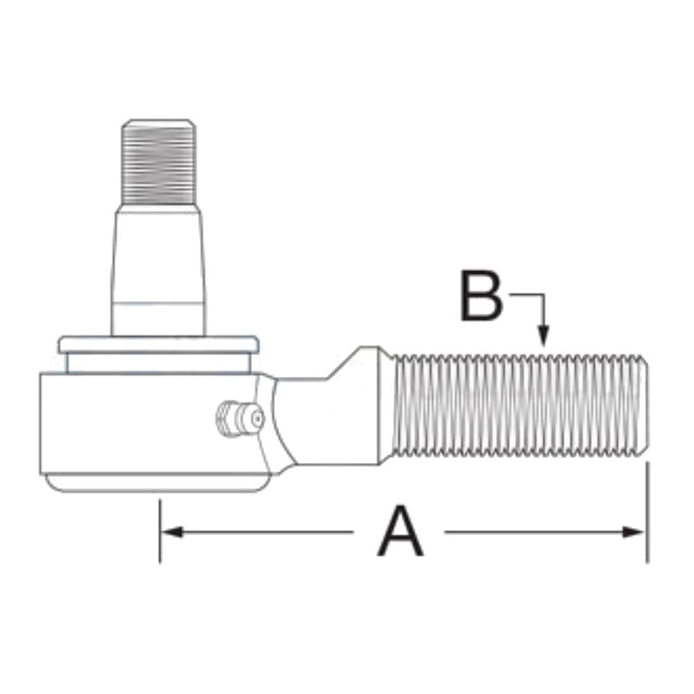 Tie Rod SBA334800631 Fits Ford New Holland TC35 TC35A TC35D TC35DA Tc40 Tc40A