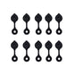 (10) Fuel Air Vent Caps for Gas Can Diesel Jug - Retaining Lip Ventilation Plug