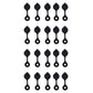20 Black Vent Caps on Fuel Gas Can for Blitz Wedco Scepter Essence Midwest Eagle