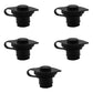 (5)- Black Fuel / Gas Can Vent Cap for Blitz Wedco Scepter Essence Midwest Eagle