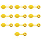 Set of Ten (10) Yellow Vent Caps For Gas Diesel Fuel Kerosene Water Jugs Cans