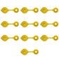 Set of Ten (10) Yellow Vent Caps For Gas Diesel Fuel Kerosene Water Jugs Cans