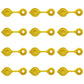Set of Twelve (12) Yellow Vent Caps For Gas Diesel Fuel Kerosene Water Jugs Cans