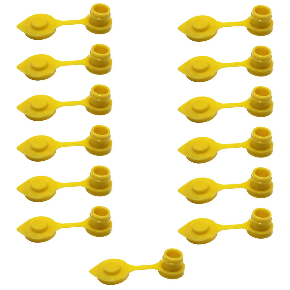 Qty 13: Gas Can Vent Caps (Yellow)  Fits Universal Products