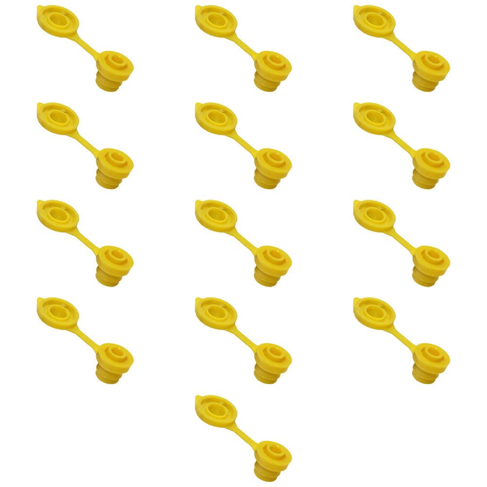 Qty 13: Gas Can Vent Caps (Yellow)  Fits Universal Products