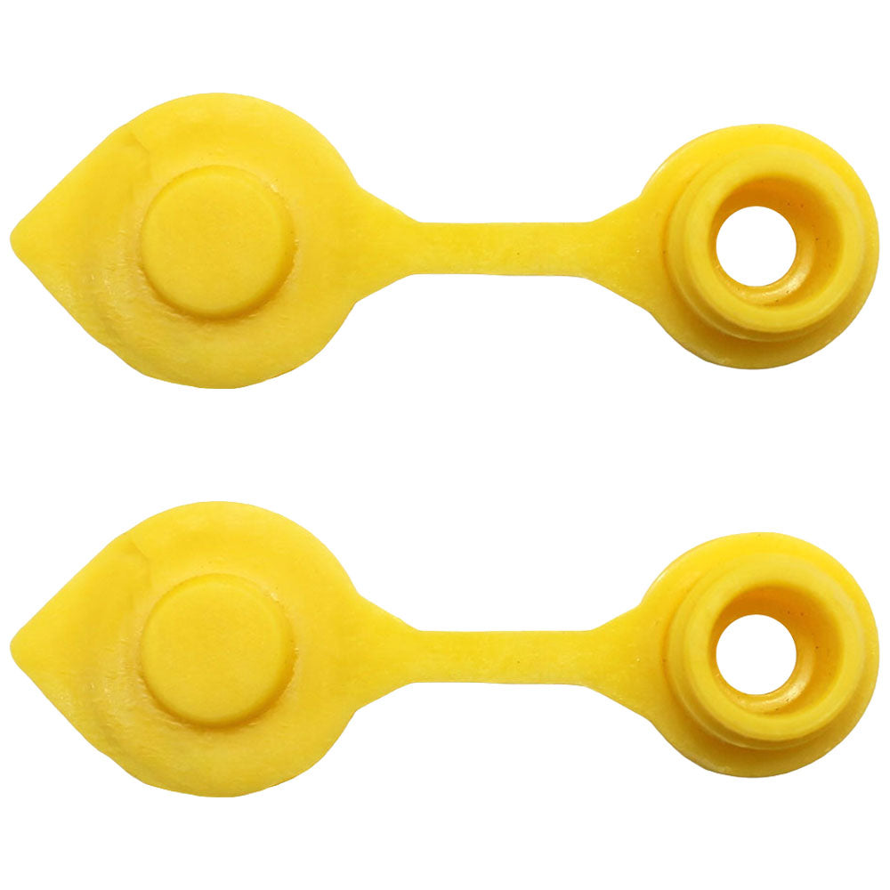 Qty 2: Gas Can Vent Caps (Yellow)  Fits Universal Products