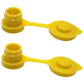 Qty 2: Gas Can Vent Caps (Yellow)  Fits Universal Products