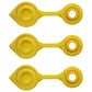 3 Yellow Fuel Gas Can Jug Vent Caps Chilton Brigg Rotopax Gott Rubbermaid Anchor