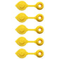 5 Yellow Vent Caps Gas Can Vents Heavy Duty - Fix Your Can-Easy Install 5 Gallon
