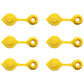 Qty 6: Gas Can Vent Caps (Yellow)  Fits Universal Products