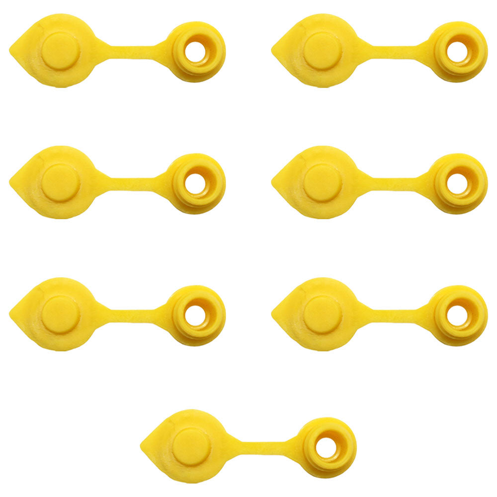 7 -Yellow Vents Replacement Cap Air Gas Can Fuel Jug Blitz Wedco Scepter Midwest