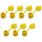 7-pk Yellow Vent Caps Gas Fuel Can Midwest Blitz Wedco Scepter HEAVY DUTY