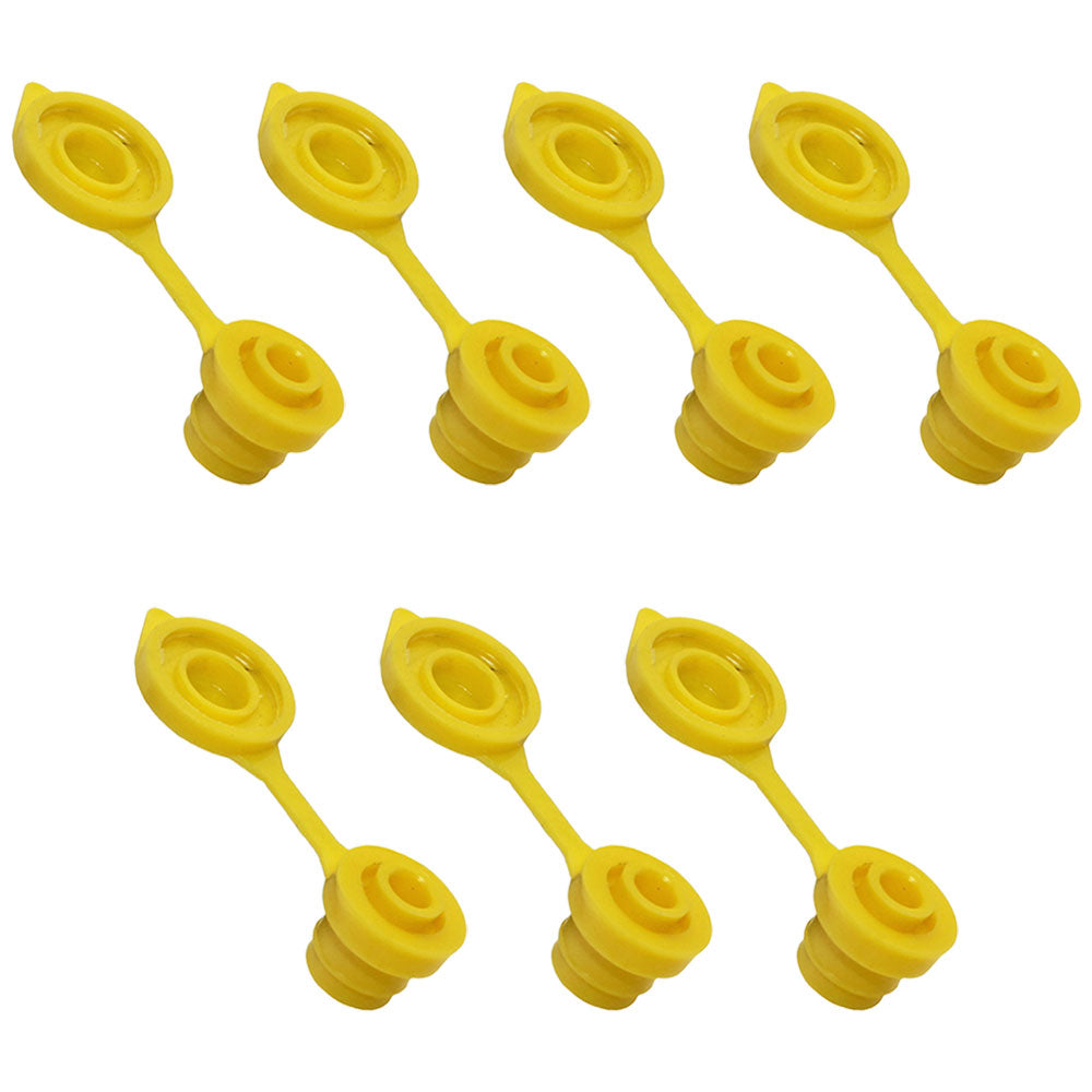 7 -Yellow Vents Replacement Cap Air Gas Can Fuel Jug Blitz Wedco Scepter Midwest