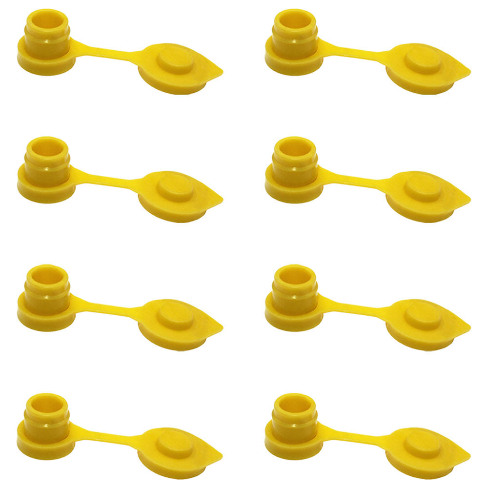 Qty 8: Gas Can Vent Caps (Yellow)  Fits Universal Products