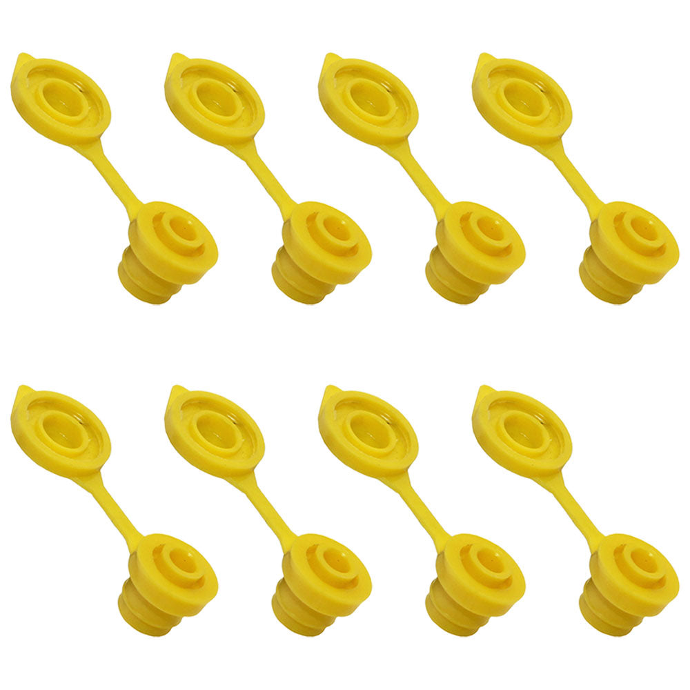 8 - Yellow Vent Caps Gas Can for Midwest Blitz