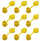 Set of Nine (9) New Aftermarket Replacement Yellow Vent Caps