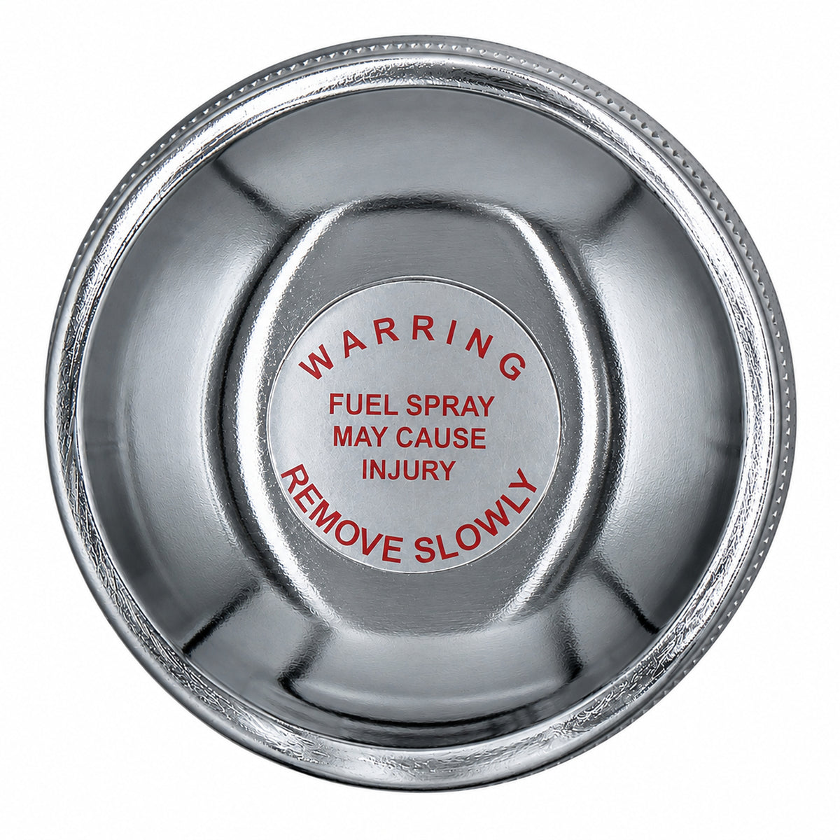Silver Fuel Cap with Ridges Fits Ford/New Holland Replaces 81811847