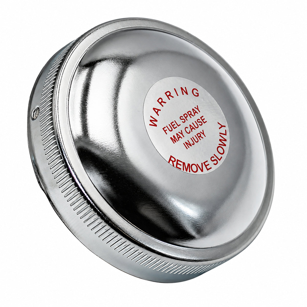Silver Fuel Cap with Ridges Fits Ford/New Holland Replaces 81811847