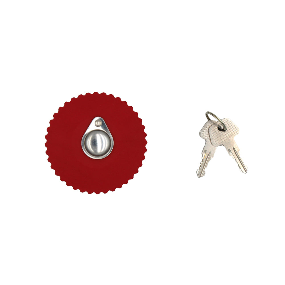 1698042M1 Red Fuel Cap with Vent Hole Fits Massey Ferguson