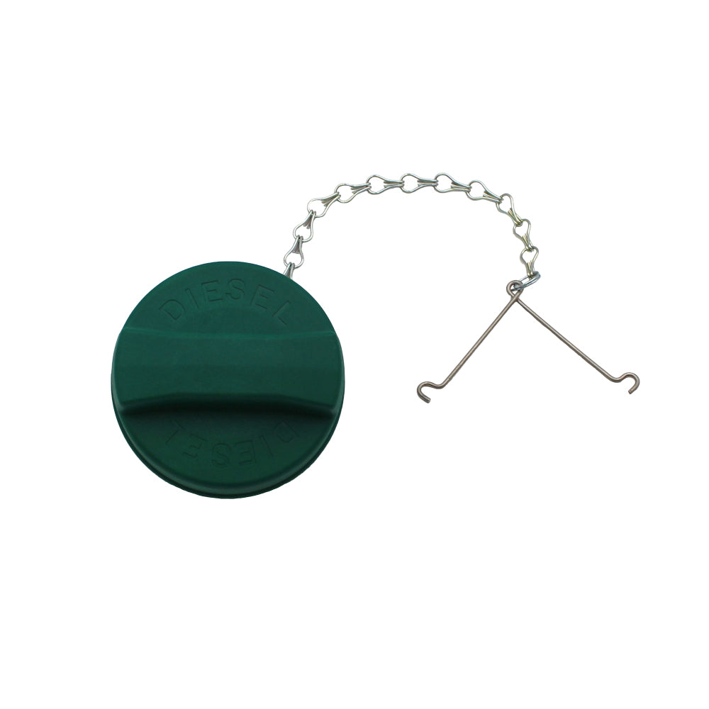 Fuel Tank Cap - Plastic w/ Chain Fits John Deere Replaces AL213202