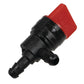 One New 1/4" Inline Fuel Shut-off Valve, 90° Fits Briggs and Stratton 698180