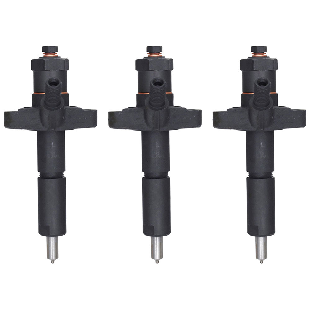 D9NN9F593DA Set of Three 3 Fuel Injectors Fits Ford New Holland Diesel Tractor