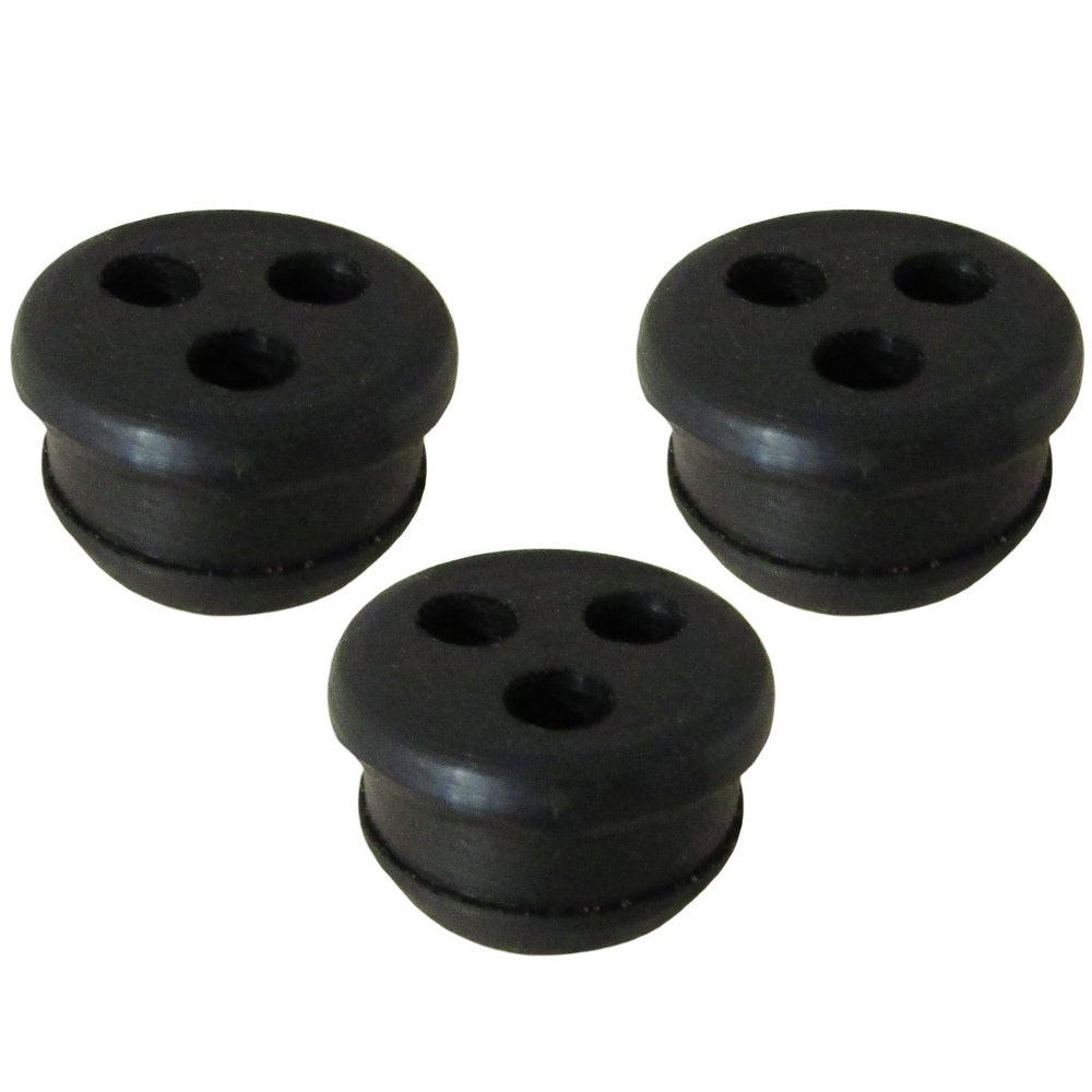 3 Pack Fuel Line Gas Tank 3 Hole Grommet for Echo Trimmer Blower V137000030
