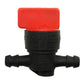 1/4" In-Line Fuel Shut Off Valve Fits Briggs and Stratton Replaces 491860