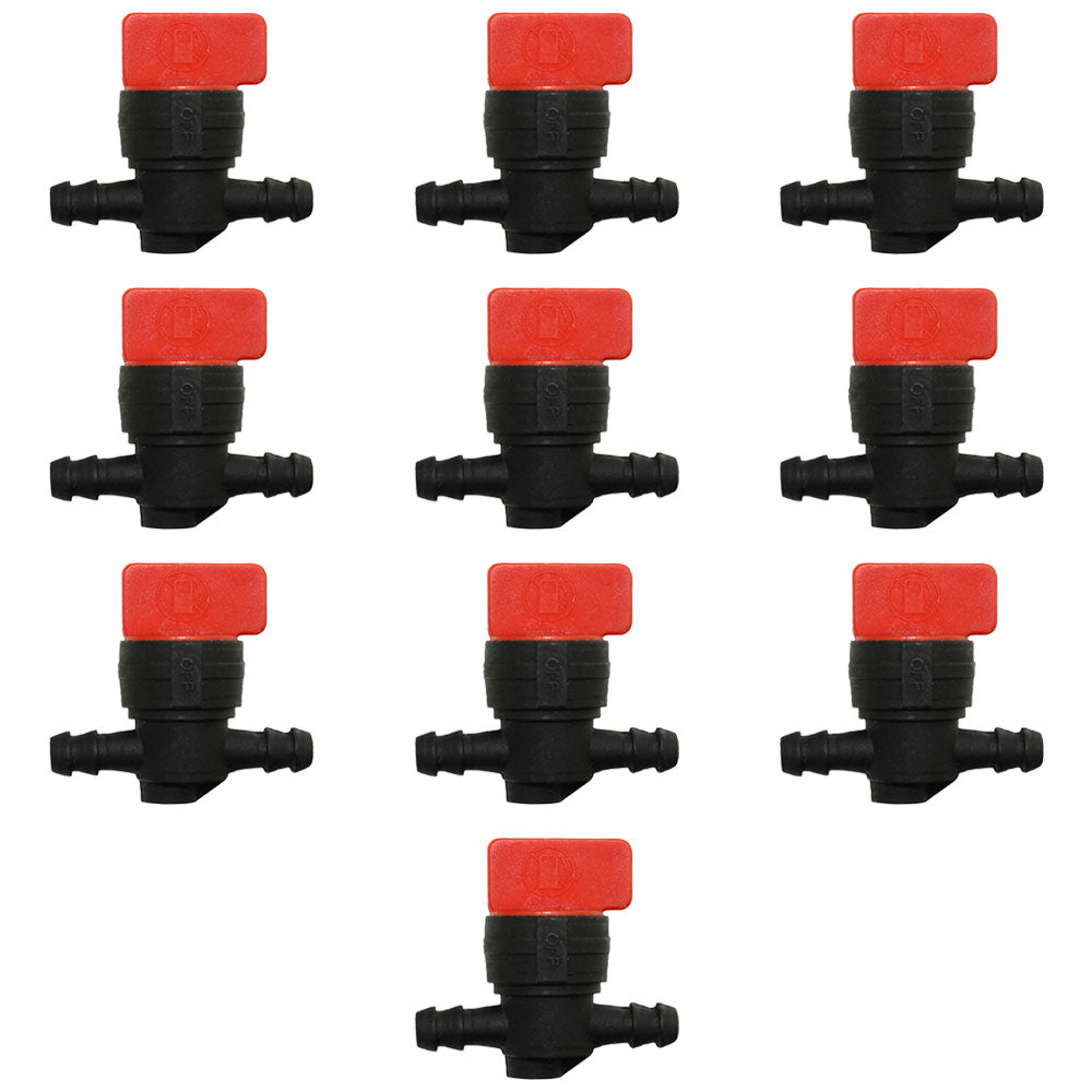 Qty 10: 1/4" In-Line Fuel Shut Off Valve
 Fits Snapper Replaces 2-4507