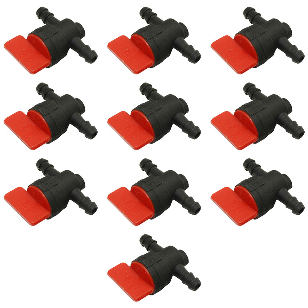 Qty 10: 1/4" In-Line Fuel Shut Off Valve
 Fits John Deere Replaces AM107340