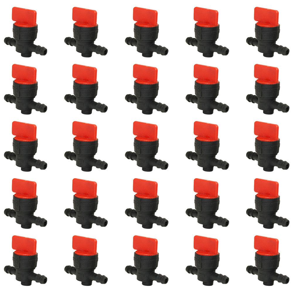(25) AM107340 AM36141 Fuel Shutoff Cutoff Valves 1/4 In-Line Fits John Deere