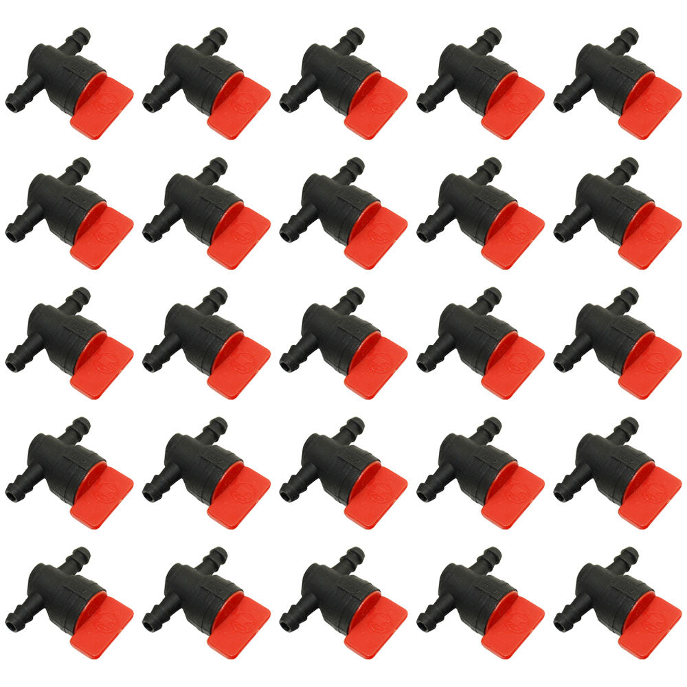 Qty 25: 1/4" In-Line Fuel Shut Off Valve Fits Exmark Replaces 1-603770