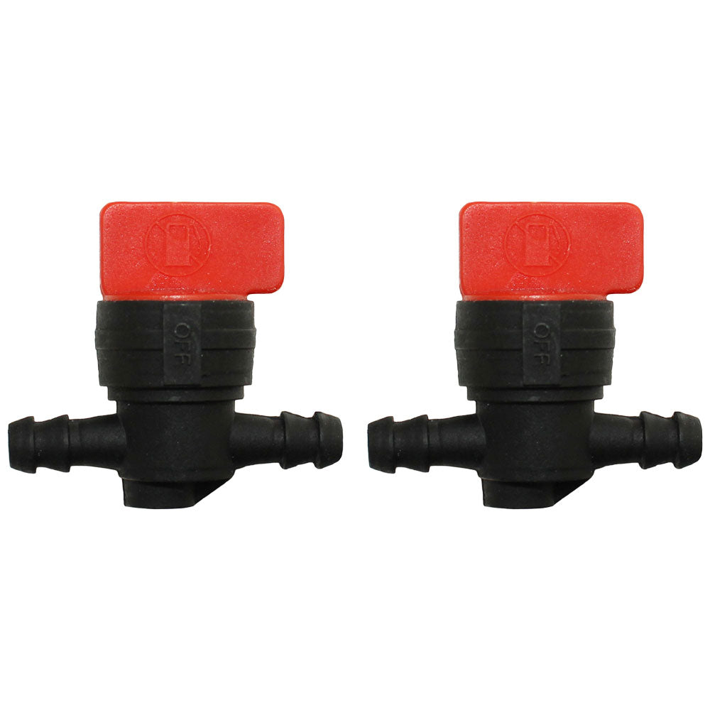 2 Inline Fuel Shutoff Valves Fits Toro 494768 697947 698183 AM107340 AM36141