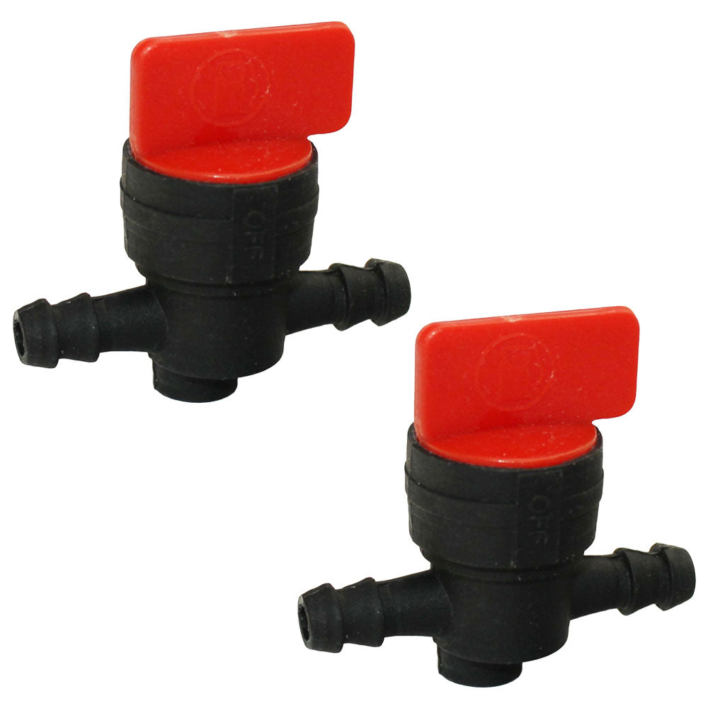 Qty: 2 In-Line Fuel Shut Off Valve 1/4" 
 Fits Snapper Replaces 2-4507
