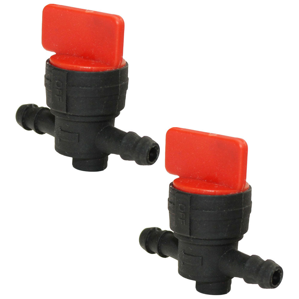 Qty: 2 In-Line Fuel Shut Off Valve 1/4" 
 Fits Snapper Replaces 2-4507