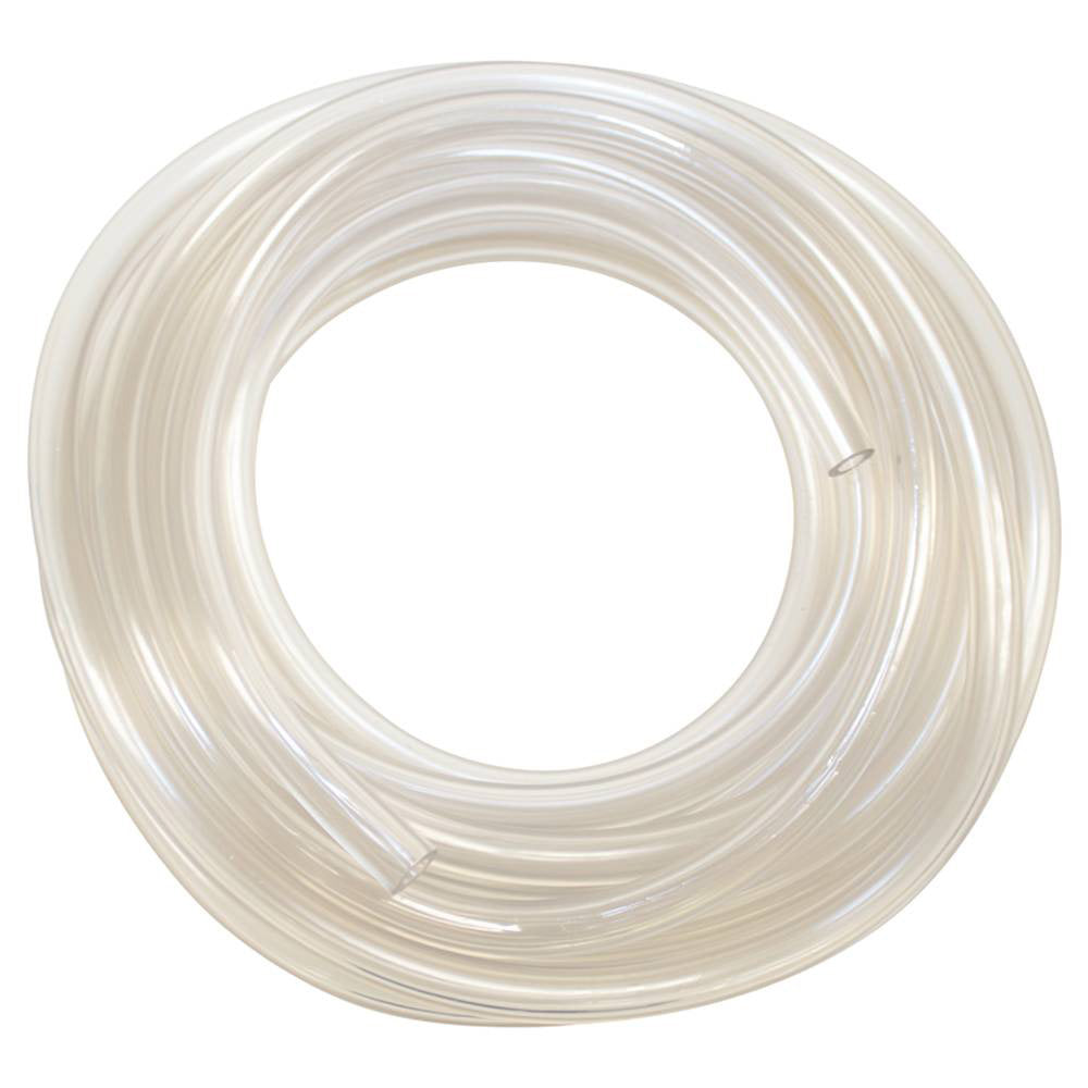 Fuel Line 1/4'' ID 25' Length 7/16'' OD Clear PVC; 115-121