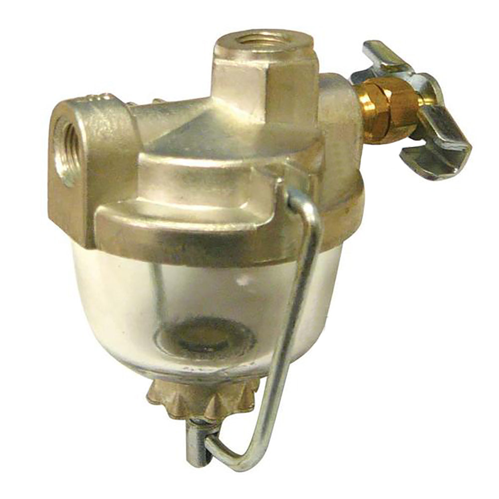 Replacement Gas Fuel Sediment Glass Bowl Assembly Universally Fits w/ Tractors