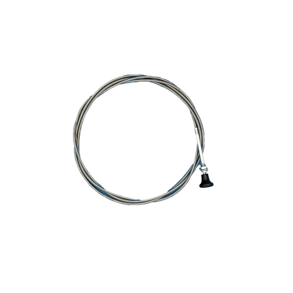 Control-Push Pull Choke Cable 96" Round Knob Go-Cart Mini-Bike Universal