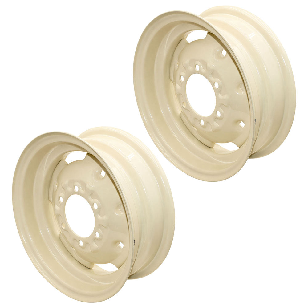 C5NN1007A Two (2) Wheel Rims 6 Hole 6" Circle 5.5" x 16" Fits Ford Models