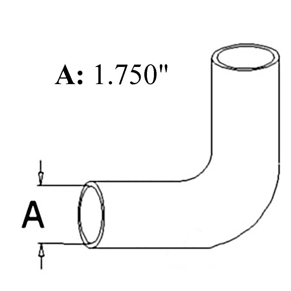 G46361 New Lower Radiator Hose Fits Case-IH Tractor Models 430 530 570