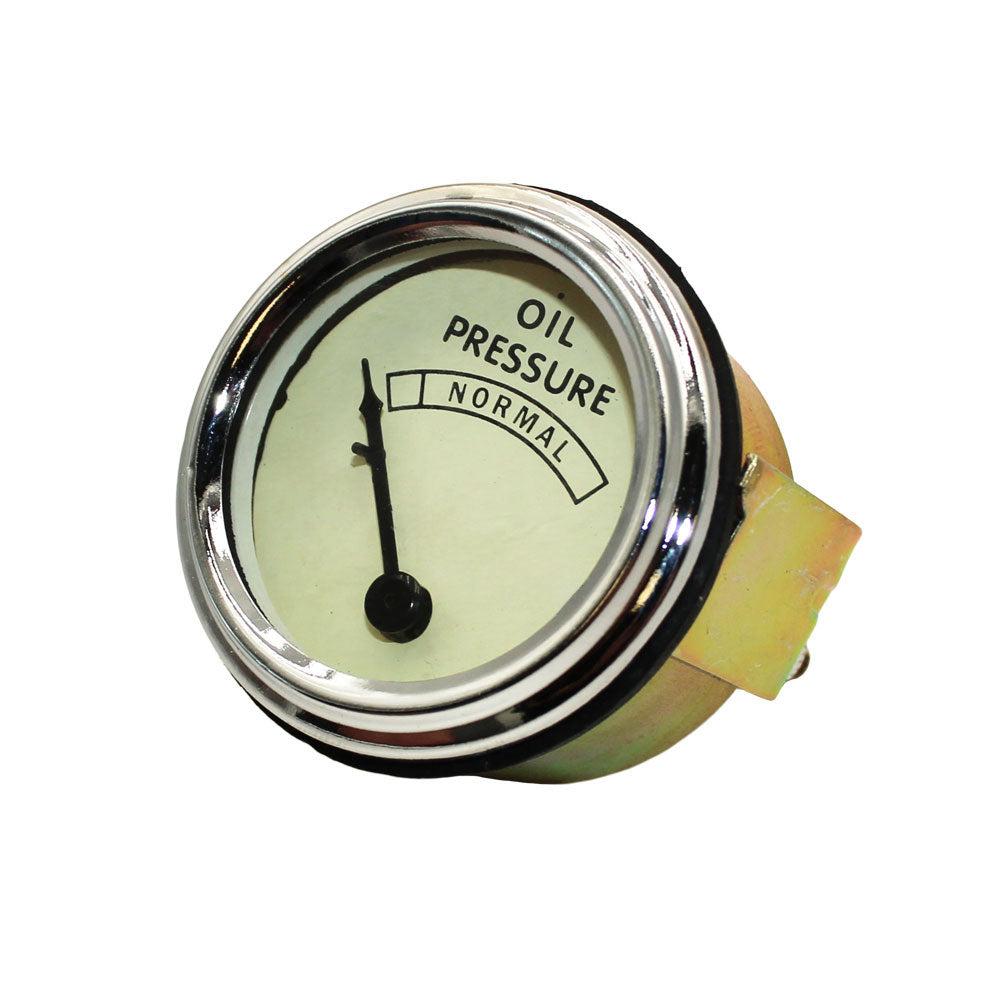 Chrome Bezel Oil Pressure Gauge Fits John Deere Replaces ABC004