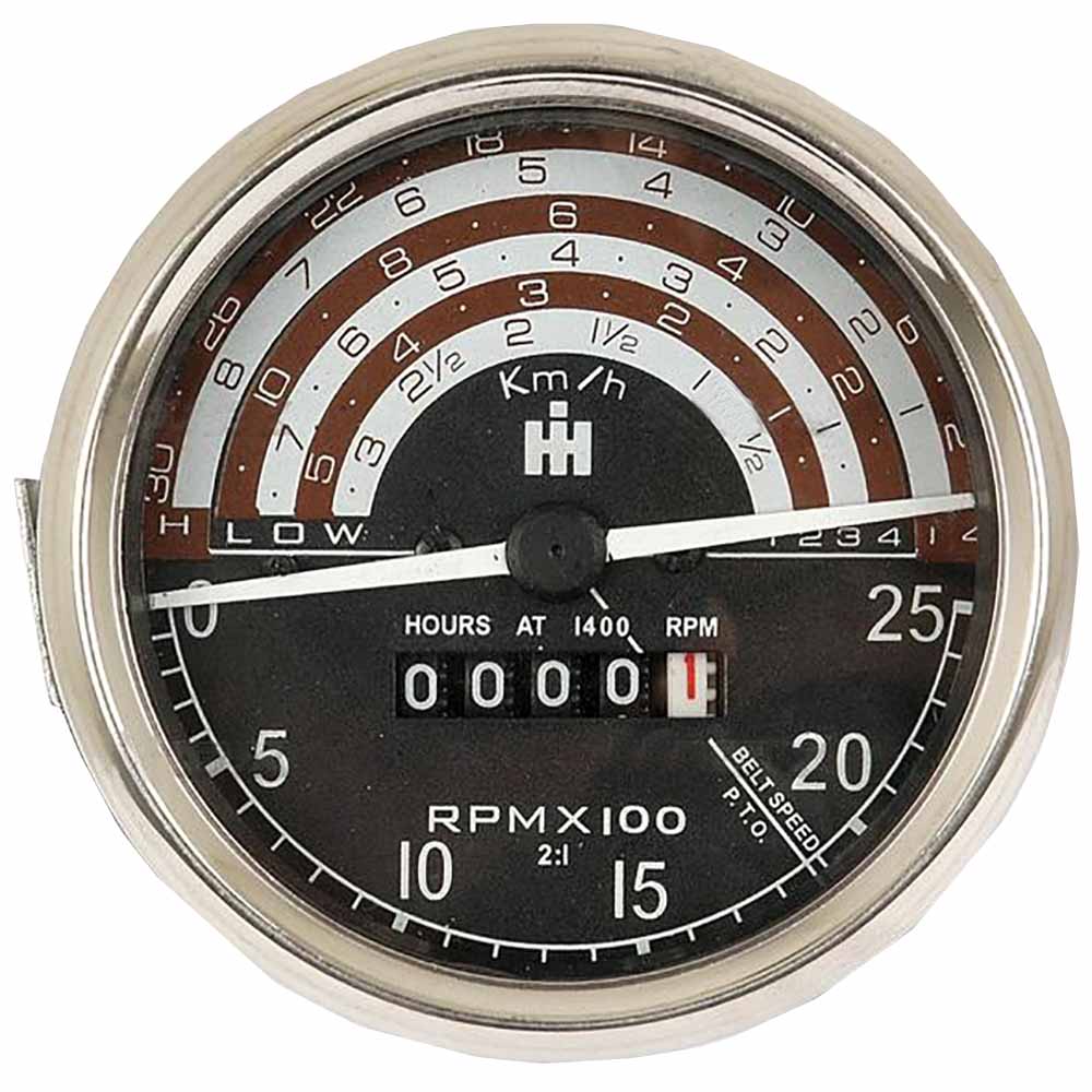 Tachometer Gauge - Tractormeter Fits International 434 B434 B414 3042465R91