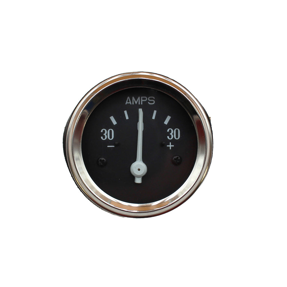 Chrome Amp Meter (30-0-30) Fits Case/International Harvester Replaces 378424R91