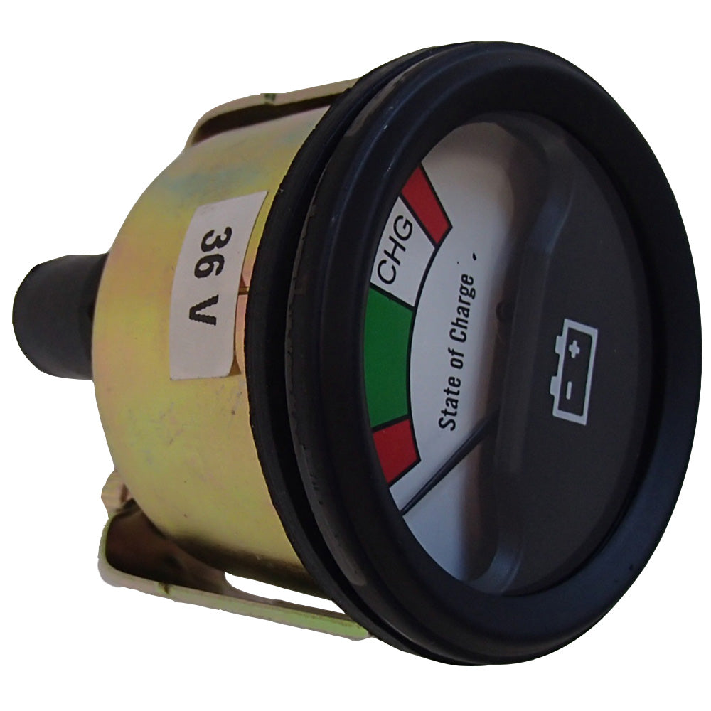 Round 36V Gauge Golf Cart State of Charge Analog 36 Volt Battery Meter Free Ship