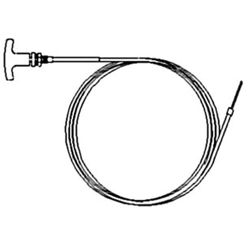 47V1535 New Universal Tractor T Handle Pull Cable 82" Long