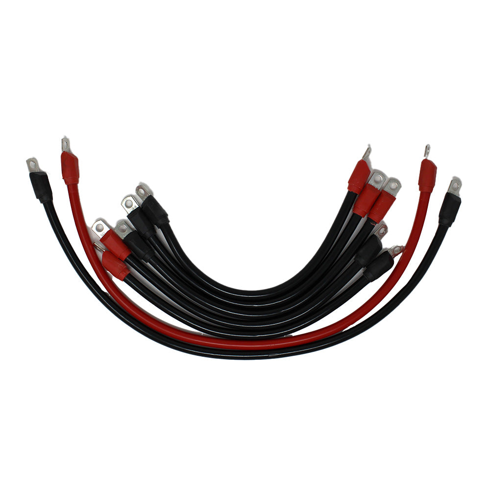 Heavy Duty 4 Gauge Battery Cable Set for EZGO TXT 48 Volt 1994-Up