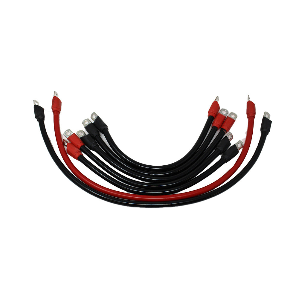 Heavy Duty 4 Gauge Battery Cable Set for EZGO TXT 48 Volt 1994-Up