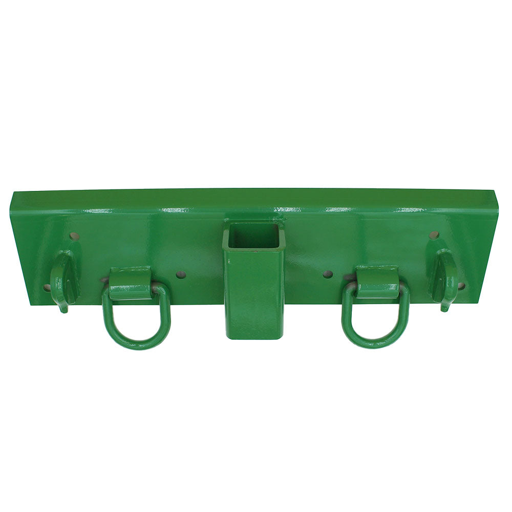 Bolt On Grab Hooks D-rings 2" Receiver Fits John Deere Bucket 3120 3320 3520