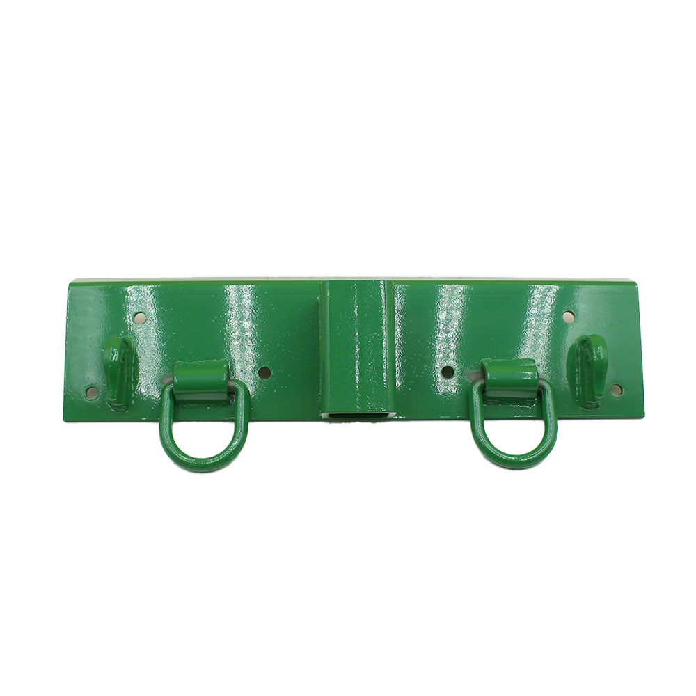 Bolt On Grab Hooks D-rings 2" Receiver Fits John Deere Bucket 4105 4100 4300